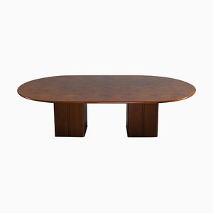 Large Italian Africa Wooden Conference Table by Tobia & Afra Scarpa for Maxalto, 1970s