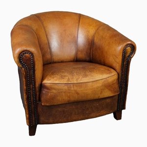 Club Armchair in Sheep Leather