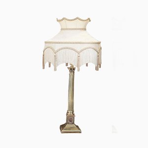 Early 20th Century Neo-Classical Brass Table Lamp