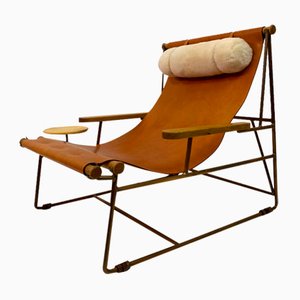 Leather Deck Lounge Chair by Tyler Hays for BDDW, 2010s