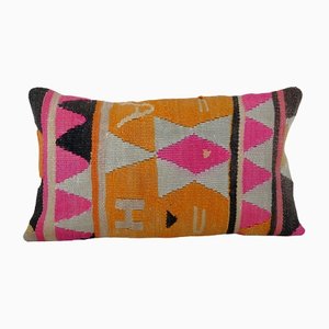 Pink Handmade Cushion Cover in Wool