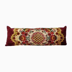 Housse de Coussin Kilim en Laine Rouge