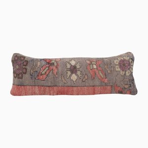 Turkish Floral Lumbar Rug Cushion Cover
