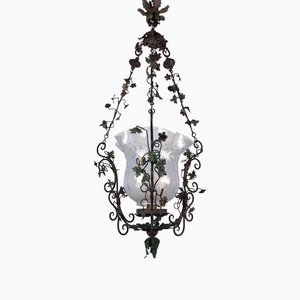 Lanterna Liberty in Iron and Glass, 1890s