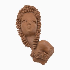 Terracotta Sculpture of Woman by Gio Ponti, 1950s