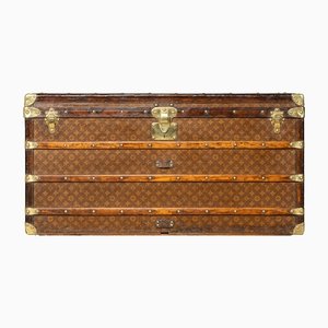 Antique French Courier Trunk in Louis Vuitton, 1910