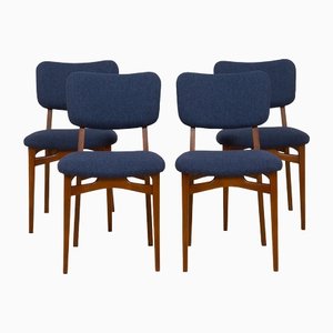 Set of Four Chairs in the Style of Finn Juhl, Denmark, 1960s by Finn Juhl, Set of 4