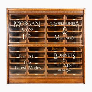 Vintage English Haberdashery Cabinet in Mahogany with Forty Drawers, 1920