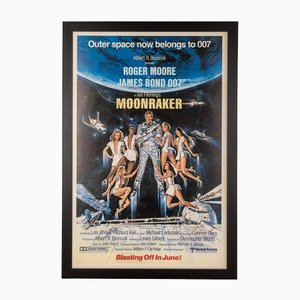 Original James Bond 007 Moonraker Film Poster, 1979