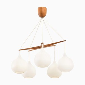 Lampada da soffitto attribuita a Luxus di Uno & Östen Kristiansson, anni '50