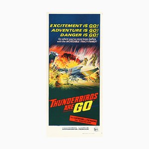 Póster de la película Thunderbirds Are Go vintage, 1966