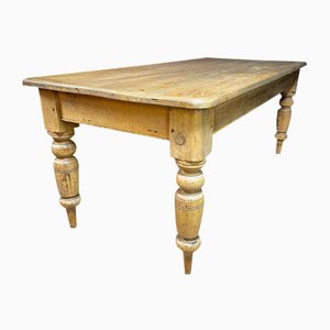 Rustic Gray Pine Dining Table