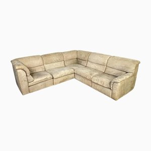 Corner Sofa by Rolf Benz in Leather, Set of 5