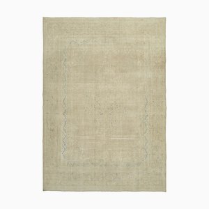 Alfombra vintage grande en beige