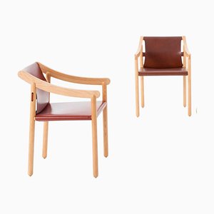 Set of 905 Armchairs by Vico Magistretti for Cassina