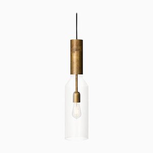 Small Phenomen Ceiling Lamp in Brass by Sabina Grubbeson for Konsthantverk