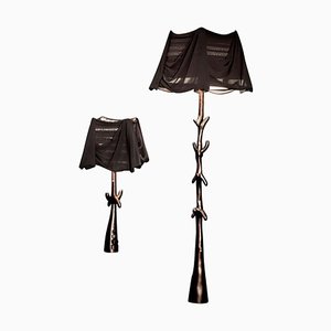 Muletas Sculpture Lamps by Salvador Dali, Set of 2