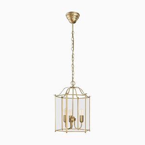 Glimminge Three Arms Ceiling Lamp in Brass from Konsthantverk