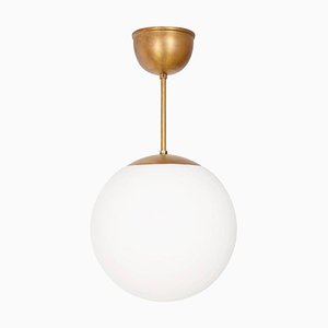 D30 Glob Ceiling Lamp in Brass from Konsthantverk