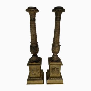 19th Century Carcel Lamps, Set of 2