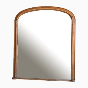 Viktorianischer Kiefernholz Spiegel