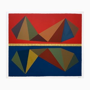 Dos pirámides asimétricas y sus imágenes de espejo (contrapunto), 1986 Sol LeWitt