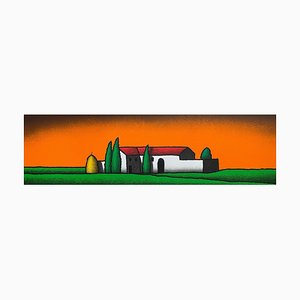 Tino Stefanoni, Cottage in the Evening, 2011, serigrafía en color