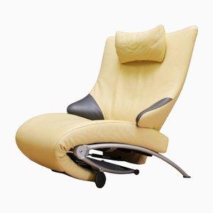 Solo 669 Cream Leather Armchair from WK