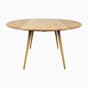 Round Drop Leaf Dining Table by Lucian Ercolani for Ercol, 1970s