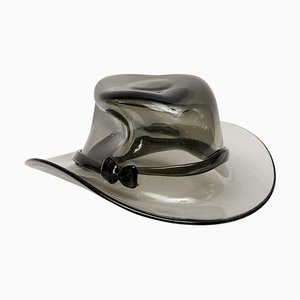 Sombrero modernista de cristal de Murano