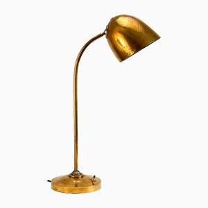 Brass Desk Light by Vilhelm Lauritzen for Louis Poulsen, Denmark, 1940s
