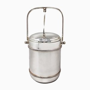 Stainless Steel Ice Bucket by Aldo Tura for Macabo, Italy, 1960s