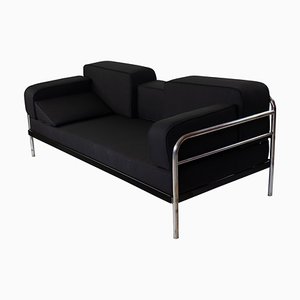Sofá cama Bauhaus de acero tubular, años 30