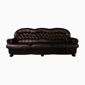 Vintage Chesterfield Sofa in Leather, 1960s