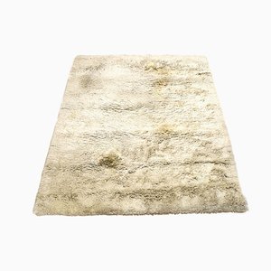 Tapis Rectangulaire en Laine Naturelle, 1970s