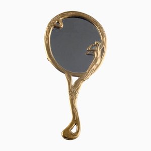 French Art Nouveau Hand Vanity Mirror