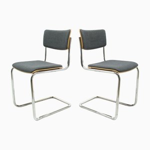 Sillas auxiliares S 43 PV de Thonet. Juego de 2