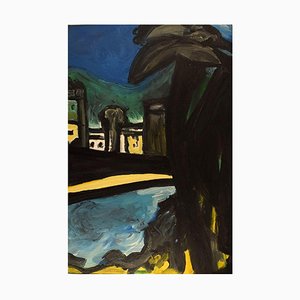 Michel Chapuis, Landscape, 1988, Oil on Canvas