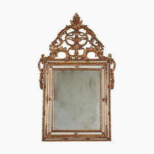 Baroque Style Mirror in Wooden Frame