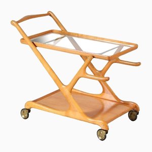 Serving Trolley by Cesare Lacca for Cassina, Italy, 1950s