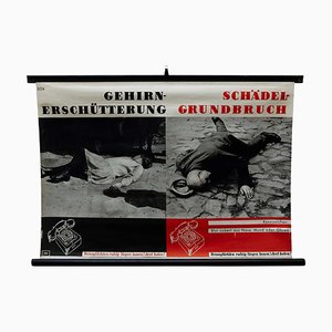 German Emergencies Poster, 1960s