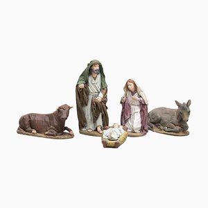 Nativitiy Scene Figures, 1960s, Set of 5