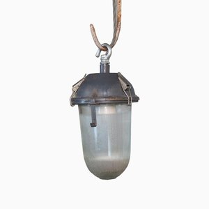 Soviet Industrial Weather Proof Lantern Lamp