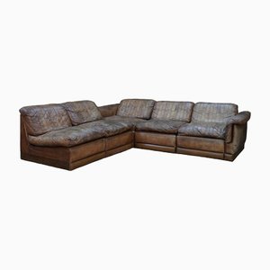 Mid-Century Sofa in Leather, 1970s
