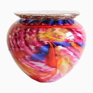 Große Tutti Frutti Vase aus Kunstglas