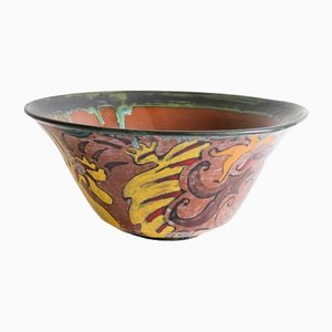 Modern Bowl in Terracotta and Earthenware