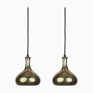 Swedish Pendant Lamps by Hans-Agne Jakobsson AB Markaryd, 1950s, Set of 2