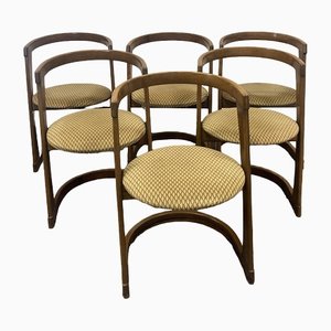 Vintage Italian Bentwood Dining Chairs, Set of 4