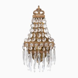 Lampade da parete Chrystal, Francia, 1958, set di 2