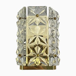 Mid-Century Space Age Glass Wall Light, 1970s